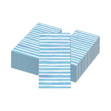Imagem de Guardanapos De Papel Descartáveis Listrados 20 40 60 80 Peças Para Ani