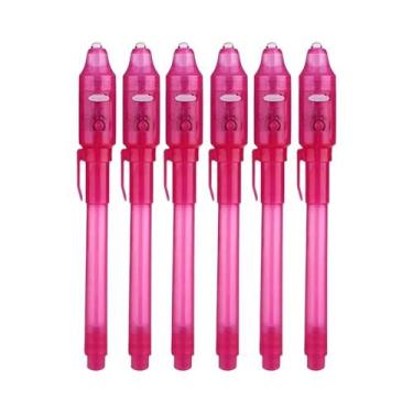 Imagem de Conjunto De Canetas De Tinta Invisível 4-12pcs Com Luz UV, Marcador Má