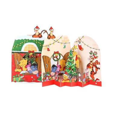 Imagem de Cartão De Natal 3D Mickey Pluto Pato Donald Com Envelope, Cartão Posta