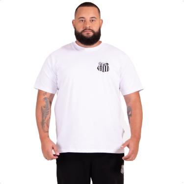 Imagem de Camiseta Santos Oficial Classic Algodão Plus Size Masculina