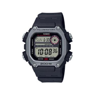 Imagem de Relógio CASIO masculino digital preto DW-291H-1AVDF
