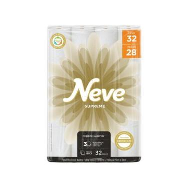 Imagem de Papel Higiênico Folha Tripla Neve Supreme 32 Rolos - 20m