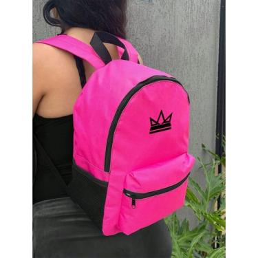 Imagem de Mochila Small COROA Bolsa Escolar Trabalho Viagem Mala Faculdade Fut m