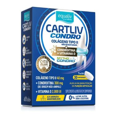 Imagem de Cartliv Condro Colágeno Tipo II - 30 Comprimidos - Equaliv-Masculino