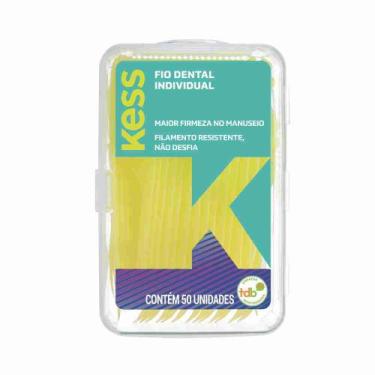 Imagem de Fio dental kess individual pote com 50 unidades ref 2002