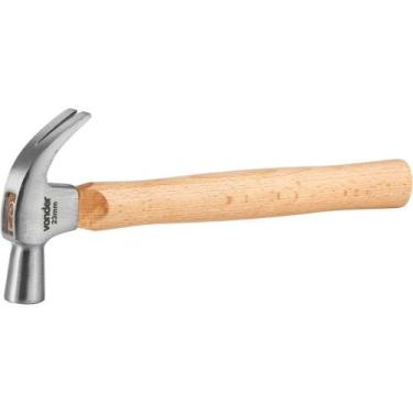 Imagem de Martelo Unha 23 mm, Polido, com Cabo de Madeira, Vonder OstenVonder
