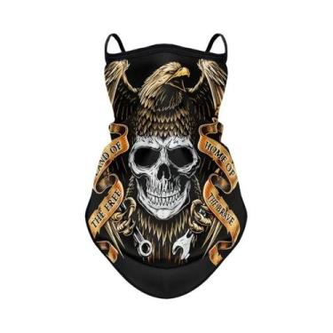 Imagem de Máscara Protetora Solar Retrô Anti-UV Para Ciclismo De Verão, Lenço De