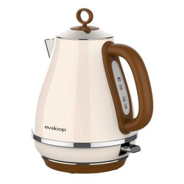 Imagem de Chaleira elétrica Evoloop 1.7L em aço inoxidável sem BPA 1500W