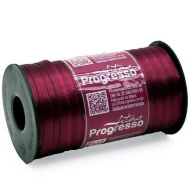 Imagem de Fita de Cetim Nº 01 7mm com 100 Metros - Fitas Progresso, 1355 - MARSA