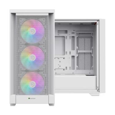 Imagem de Gabinete Gamer Gamemax Defender Mb Wh, M-atx, Vidro Temperado, 3 Fans