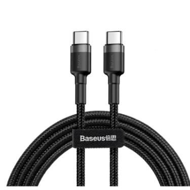 Imagem de Cabo Usb Tipo C Nas Duas Pontas Com Potencia 60w Com 2 Metros Baseus Cabo Carregamento Super Rápido