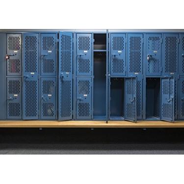 Imagem de Yeele Cenários de fotografia - Fundo de foto - 3 x 2,4 m Estádio Academia Piscina Armário de armazenamento Pano de fundo Escola Estudante Artístico Retrato Foto Studio Adereços