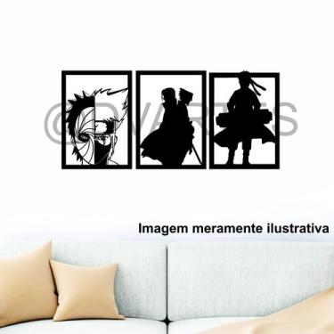 Quadros Decorativos 5 Peças Anime One Piece Personagens 3D em Promoção na  Americanas