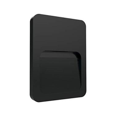 Imagem de LUMINARIA LED ARANDELA DE SOBREPOR PRETA 2W 3000K 127/220V MATERIAL: PLASTICO