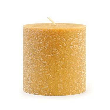 Imagem de Root Candles Vela para pilar sem perfume Timberline mistura de cera de abelha, 7,6 x 7,6 cm, Butterscotch