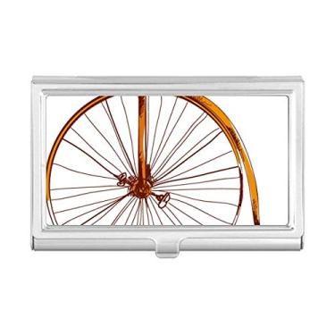 Imagem de Porta-cartões de visita Old Fashioned Bicycle High Wheeler Britain porta-cartões carteira
