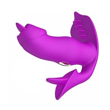 Imagem de Vibrador Feminino 3 em 1 Com Choque Elétrico para Adulto Masturbador Controle Remoto Sem Fio, Estimulador do Clitóris, Brinquedo Sexual Erótico (Roxo)