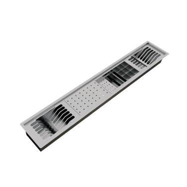 Imagem de Calha Úmida Canal Equipado Escorredor Louça Embutido Cozinha