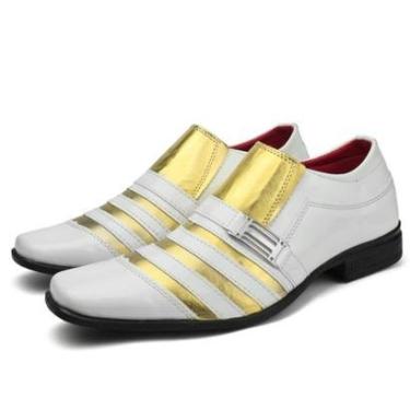 Imagem de Sapato Social Masculino Confortável Elegante e Moderno Dourado-Masculino