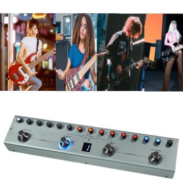 Imagem de M-VAVE Cuvave cube baby efetor de baixo/bass,Tank-B pedal de multiefeito recarregável 36 predefinições 9 slots de pré-amplificador 8 slots de gabinete IR 3 efeitos de modulação/atraso/reverberação