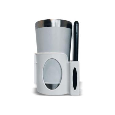 Imagem de Kit 3  Suporte Para Garrafa E Celular Aparelhos Academia - LUMI, branc