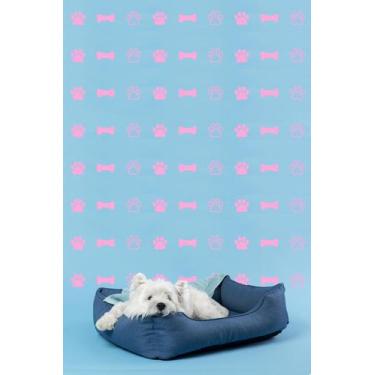 Imagem de Kit 102 adesivos ossinhos e patinhas decoração Petshop - Imprimax, ROS