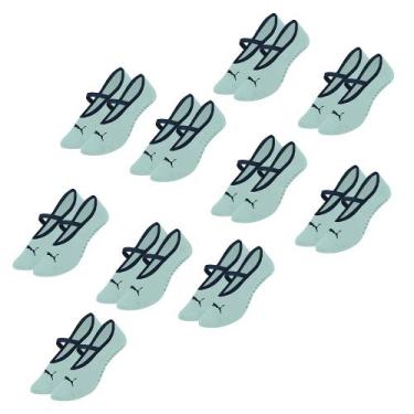 Imagem de 10 Pares De Meias Femininas Para Pilates Antiderrapante Sapatilha - Se