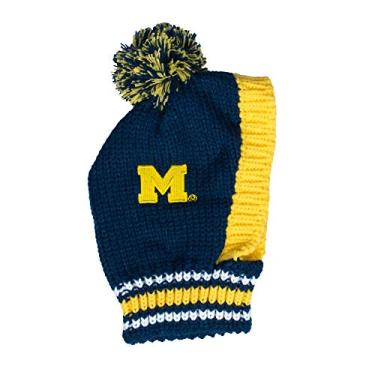 Imagem de Littlearth Boné unissex adulto NCAA Michigan Wolverines Pet Knit Hat, cor do time, grande