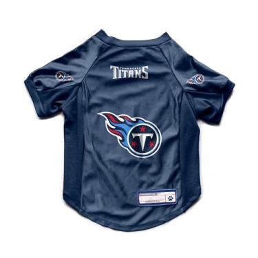 Imagem de Littlearth Camiseta elástica NFL Tennessee Titans Pet PP, cor do time (320156-TITN-XS)