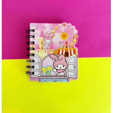 Imagem de Caderneta Espiral 50 Folhas Pautadas My Melody CAD-2028 - Daiso
