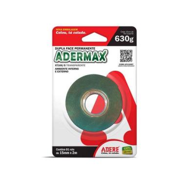 Imagem de Fita Dupla Face Adermax Acril Xt100/S 15Mmx2M Blister - ADERE
