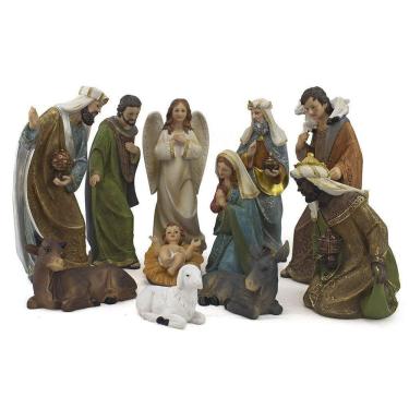 Imagem de Presépio Importado Resina 11 Peças 30 Cm