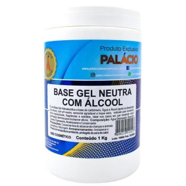 Imagem de Base Gel Neutra com Álcool  1 Kg - Palácio das Artes e Essências