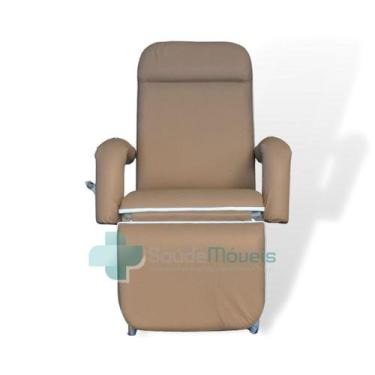 Imagem de Poltrona Descanso Hospitalar Reclinável - LUXO - SaúdeMóveis, BE - Beg