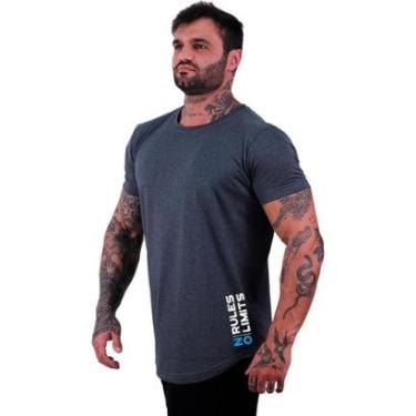 Imagem de Camiseta Longline MXD Conceito Estampada Academia Treino Fit-Masculino