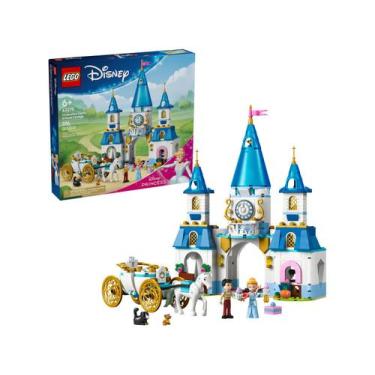 Imagem de LEGO Castelo e Carruagem a cavalo da Cinderela - 43275 596 Peças