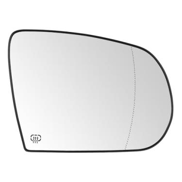 Imagem de Senzeal Substituição do vidro do espelho aquecido do lado do passageiro para Jeep Cherokee 2014-2019 Jeep Compass 2017-2021 substituição do espelho retrovisor lateral 68228912AA (lado direito)