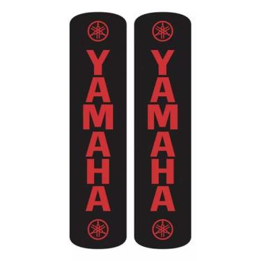Imagem de Par De Adesivos Protetor De Bengala Yamaha Vermelho Resinado - Resitan