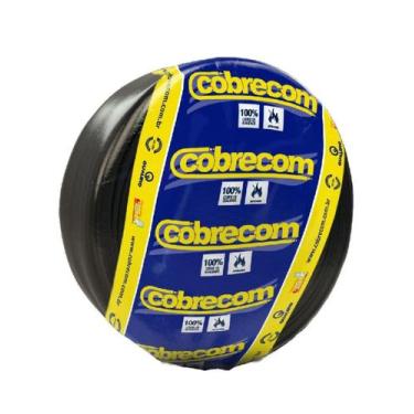 Imagem de Fio Cabo Flexível Preto 2,5mm Rolo 100m 750v Cobrecom - NACIONAL