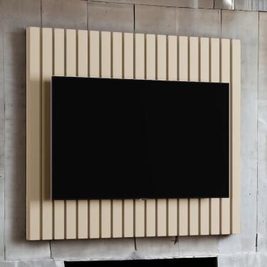 Imagem de Painel Para Tvs 42 Ravena Off White Ripado Carmolar