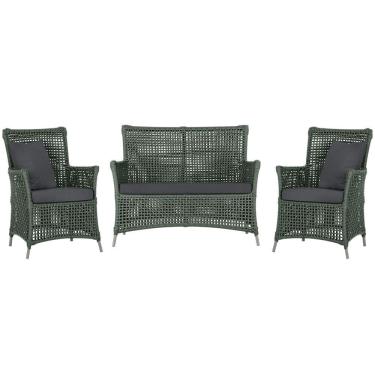 Imagem de  Jogo Sofá e 2 Poltronas de Área Igapó Alumínio