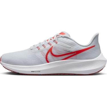 Imagem de Nike Tênis masculino Air Zoom Pegasus 39, Platinum Tint Lt Crimson White Adobe, 39