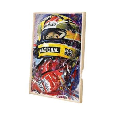 Imagem de Ayrton Senna Classic Vintage HD Qualidade Retro Wall Art Posters Para 