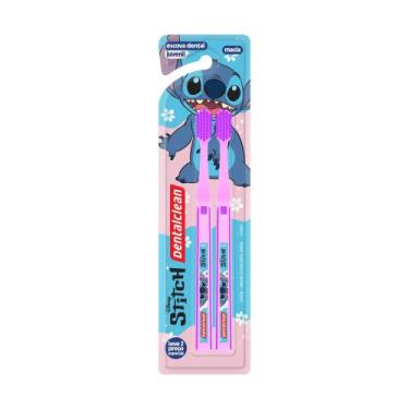 Imagem de Kit Escova De Dente Macia Stitch Disney Blister C/ 2 Unidades - Dental