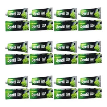 Imagem de 12 Creme Dental Dentil Ultra Mint Com Xilitol S/ Flúor Menta