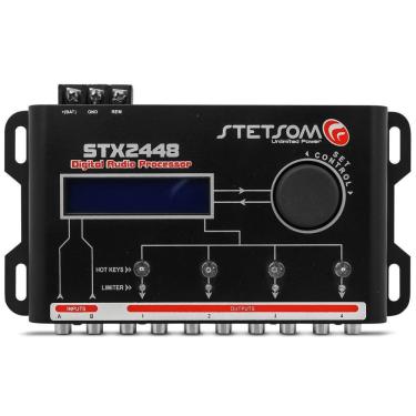 Imagem de Processador De Audio Stetsom Stx2448 2 Entradas E 4 Saidas