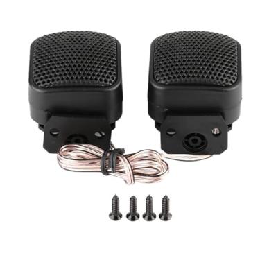 Imagem de GRCFUMO 2 PCS Audio -alto -falante Audio Audio Tweeter, Loudspeaker de áudio de carro quadrado com pacote de parafusos, tweeter de música de áudio para de áudio de carro