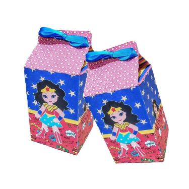 Imagem de Kit 10 Decoração Mulher Maravilha Festa Infantil