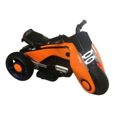 Imagem de Mini Moto Elétrica 6V Triciclo Futurista Criança Infantil Led Som Usb 