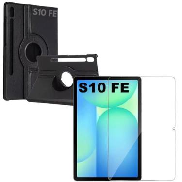 Imagem de Capa Giratória + Película De Vidro Para Galaxy S10 Fe 10.9 - Armyshiel